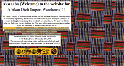Desktop Screenshot of afrikandjeli.net