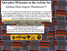 Tablet Screenshot of afrikandjeli.net